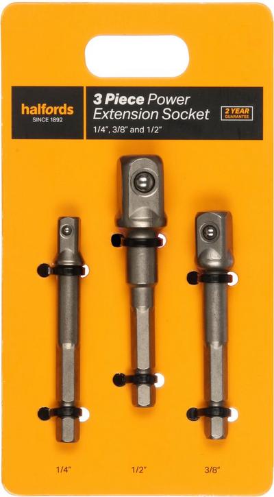 Halfords Power Extension 3 Pieces Halfords Power Extension 3 Pieces