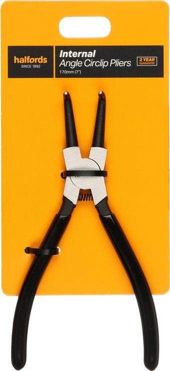 Halfords Snap Ring Int Angle Circlip Pliers