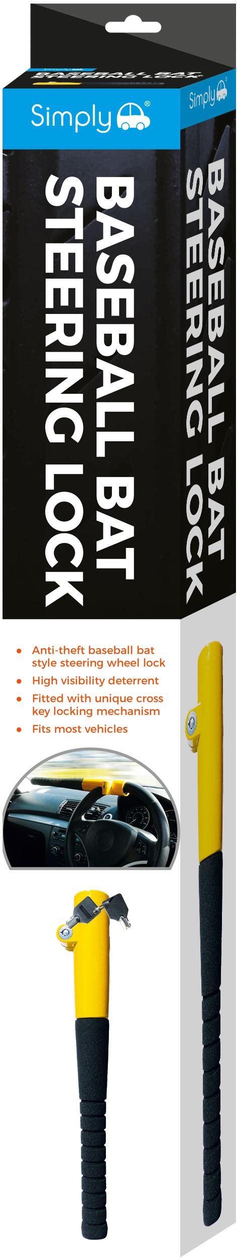 Baseball Bat Steering Lock