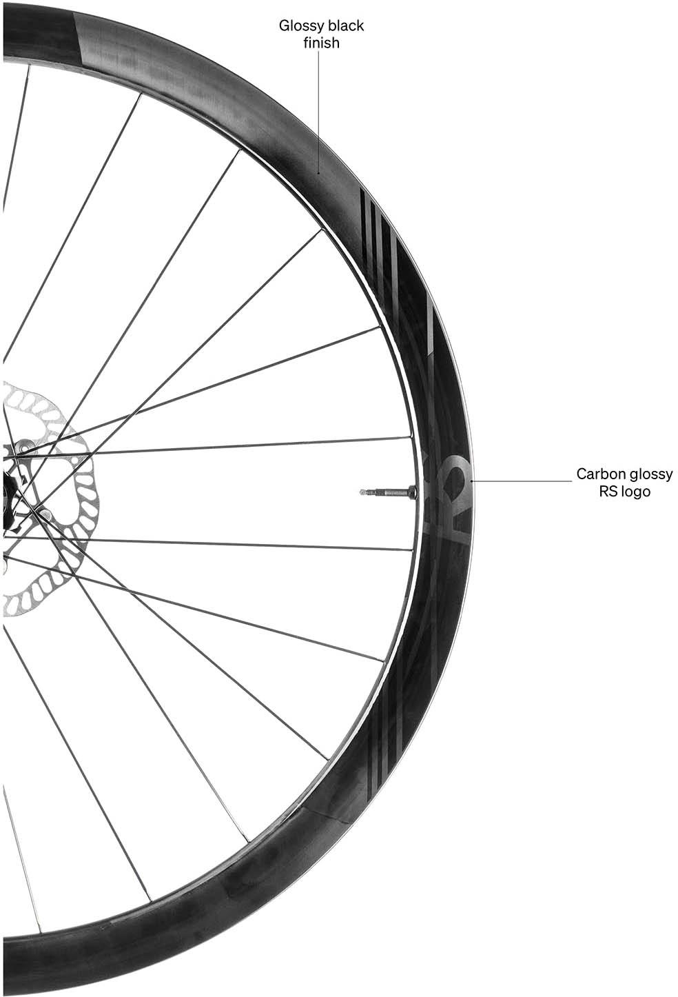 Deda RS4DB Carbon Disc Brake Tubeless Wheelset, Shimano