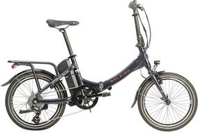 Halfords Second Hand Grade B - Raleigh Stow-E-Way Electric Folding Bike - Blue - 20 Inch Wheel | Extra 8% off for BC Members