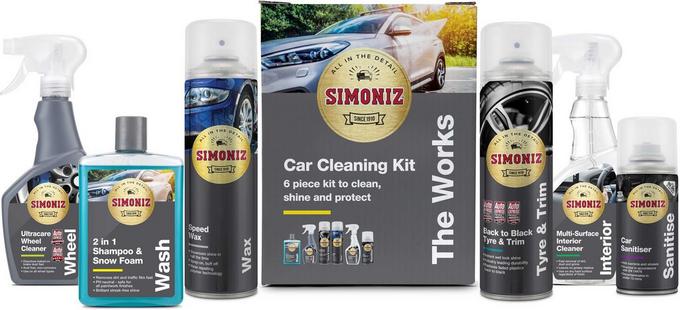Simoniz 9 pc. Sure Shine Microfiber Car Wash/Detailing Kit at