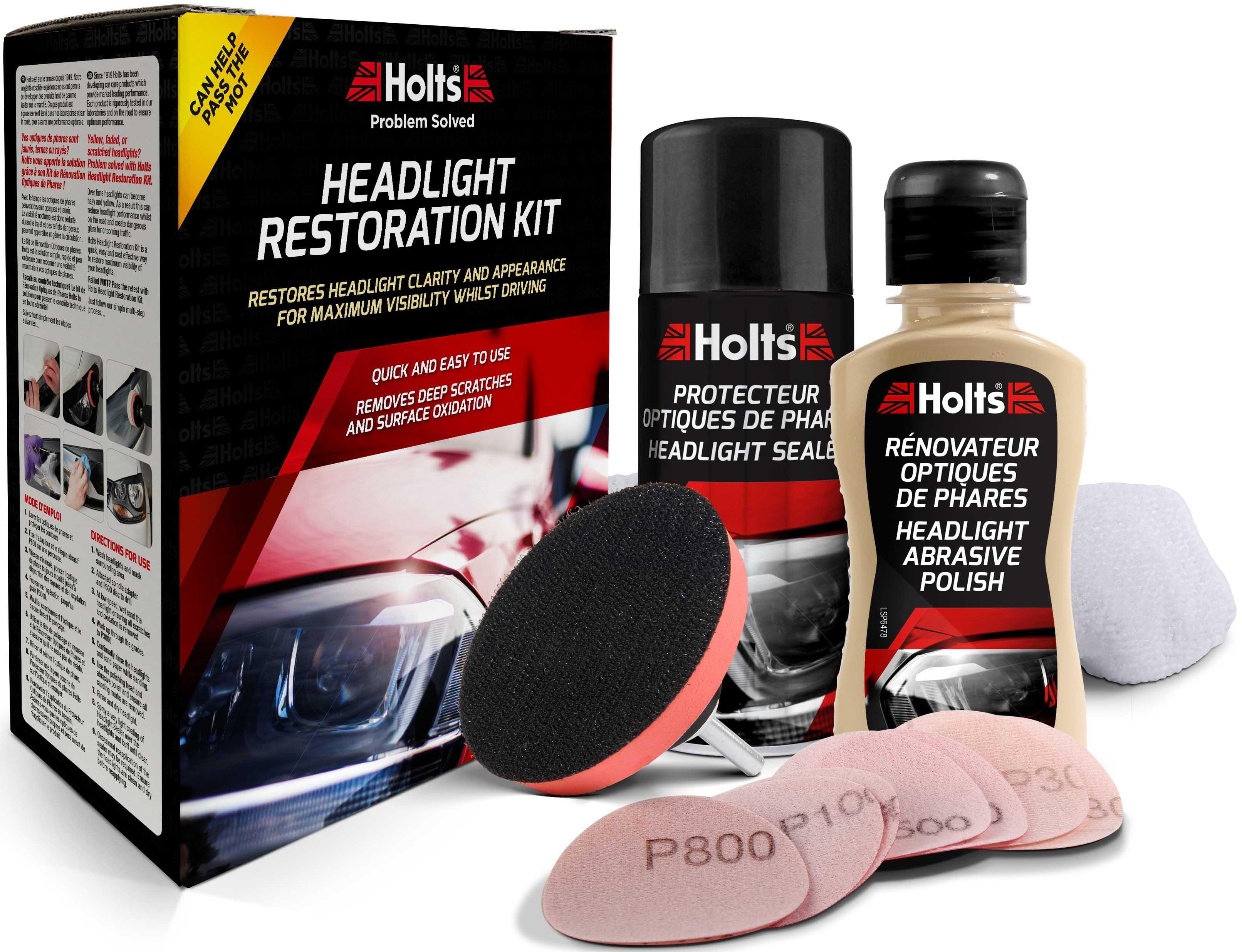 Holts Headlight Restoration Kit Halfords UK