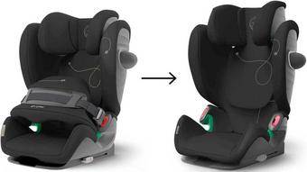Cybex Pallas G i-Size Group 1/2/3 Car Seat - Moon Black Ex-Display