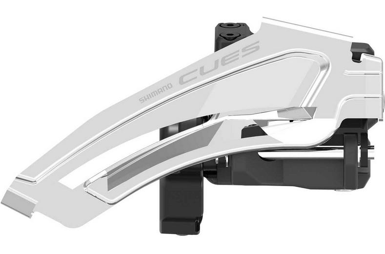 Shimano Cues FD-U6010-L 10-11 Speed Front Derailleur, Low Clamp, Top Swing Shimano Cues FD-U6010-L 10-11 Speed Front Derailleur, Low Clamp, Top Swing