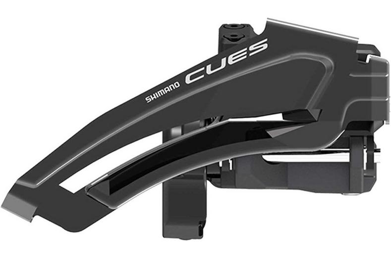 Shimano Cues FD-U8010-L 10-11 Speed Front Derailleur, Low Clamp, Top Swing Shimano Cues FD-U8010-L 10-11 Speed Front Derailleur, Low Clamp, Top Swing