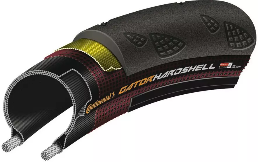 Continental gator hardshell 700c duraskin folding road hot sale tyre