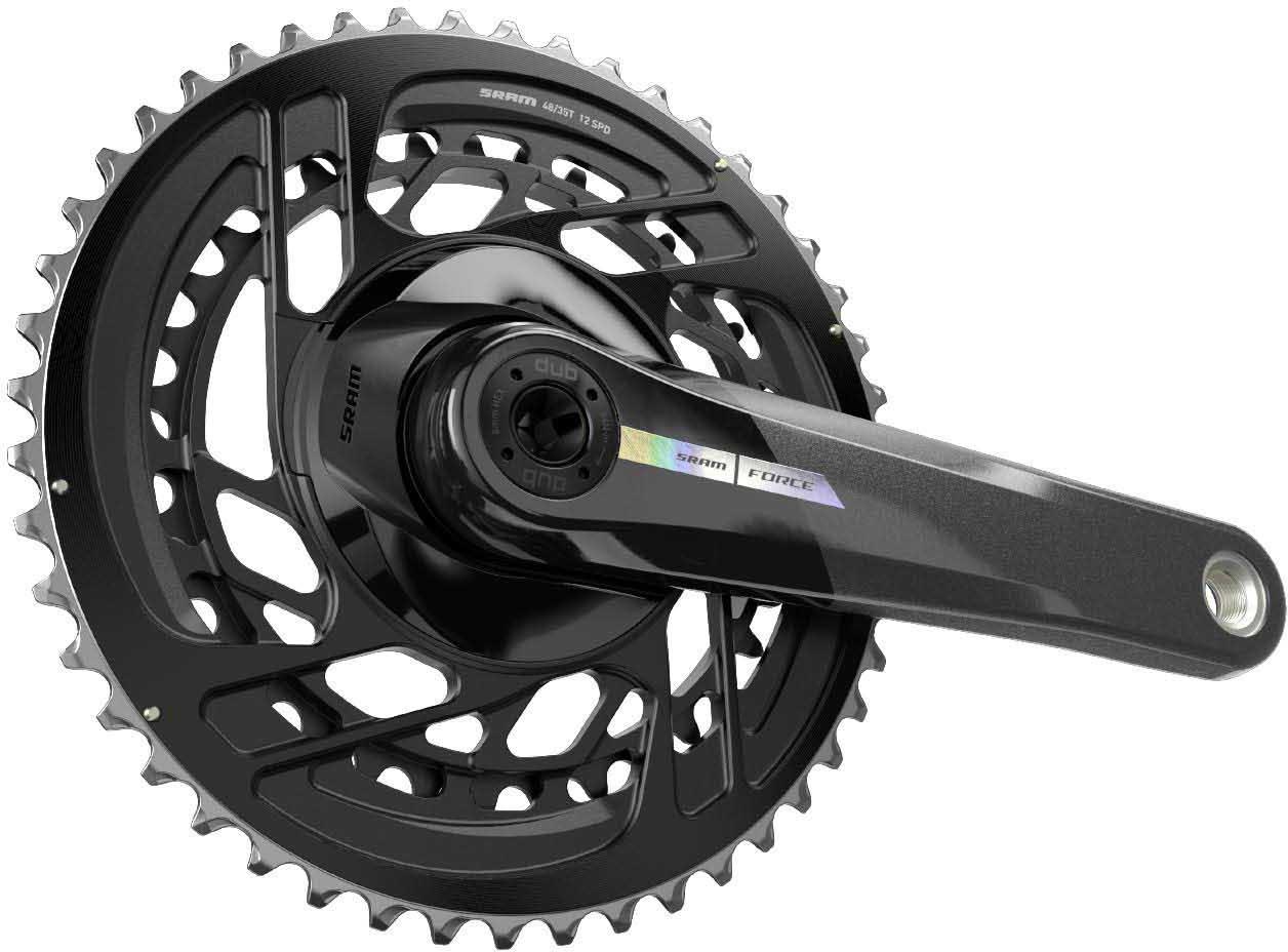 SRAM Force D2 DUB 2x12 Speed Crankset 50/37T, 175mm Iridescent