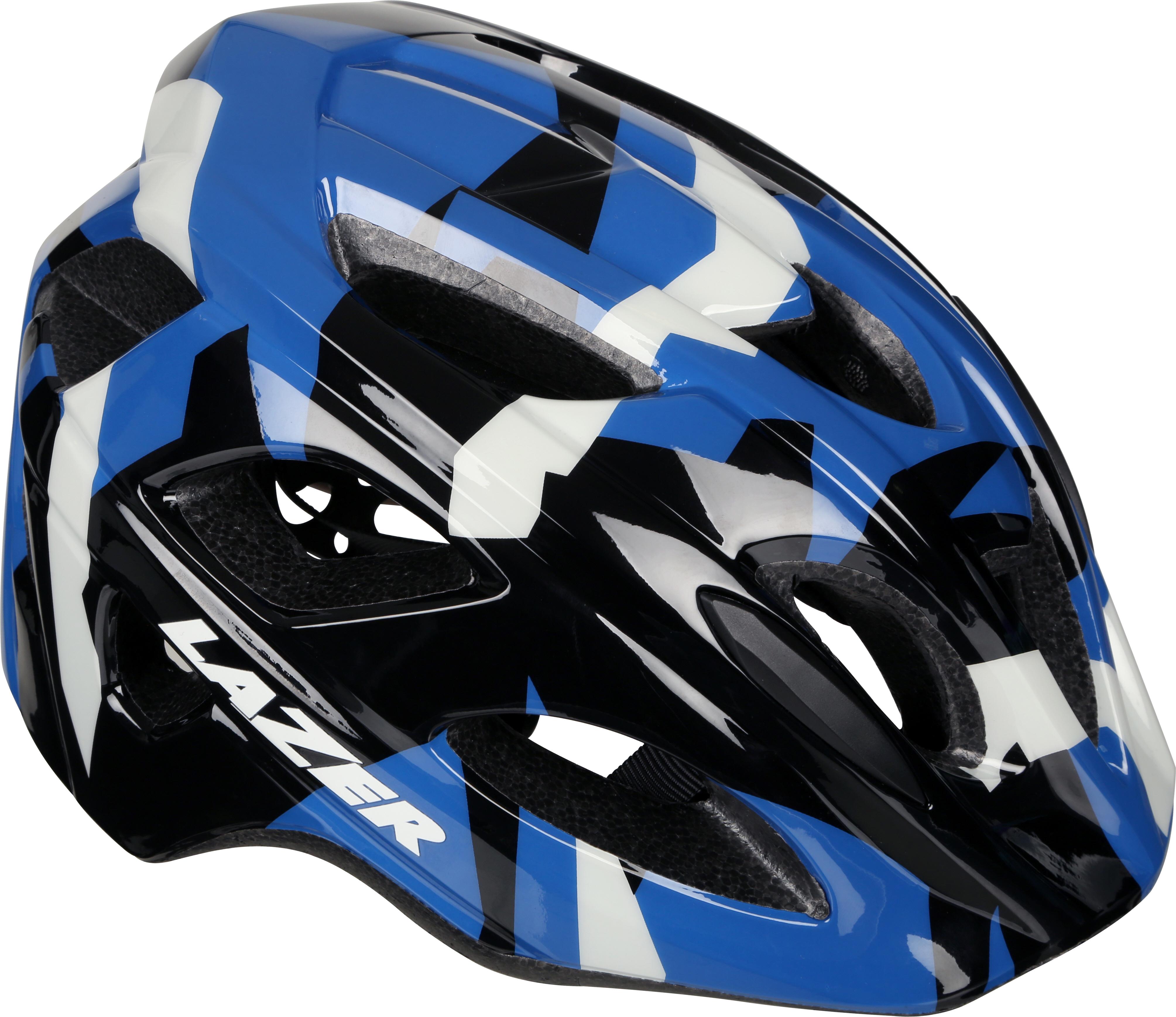 Laser Nut'z Kids Helmet - Blue Camo (50-55cm)