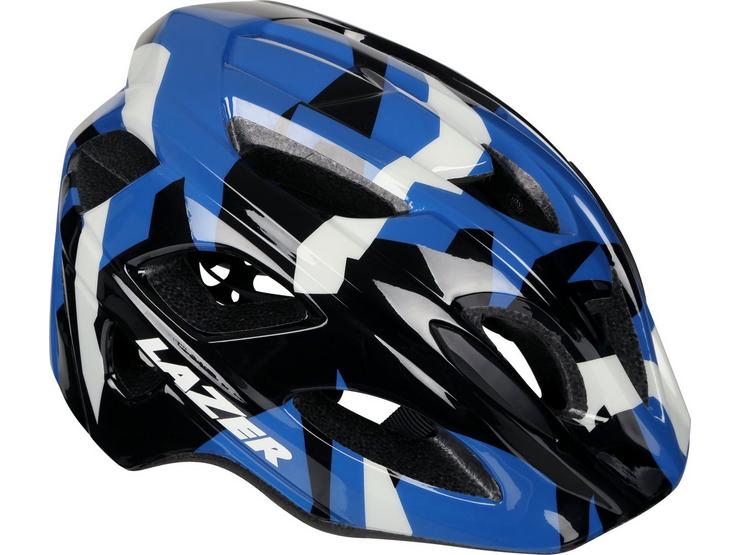 Laser Nut'z Kids Helmet - Blue Camo (50-55cm)