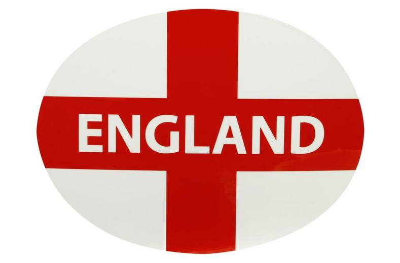 Halfords England Car Sticker Halfords England Car Sticker