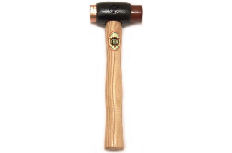 Thor Size 1 Copper Hide Hammer 710gm Thor Size 1 Copper Hide Hammer 710gm