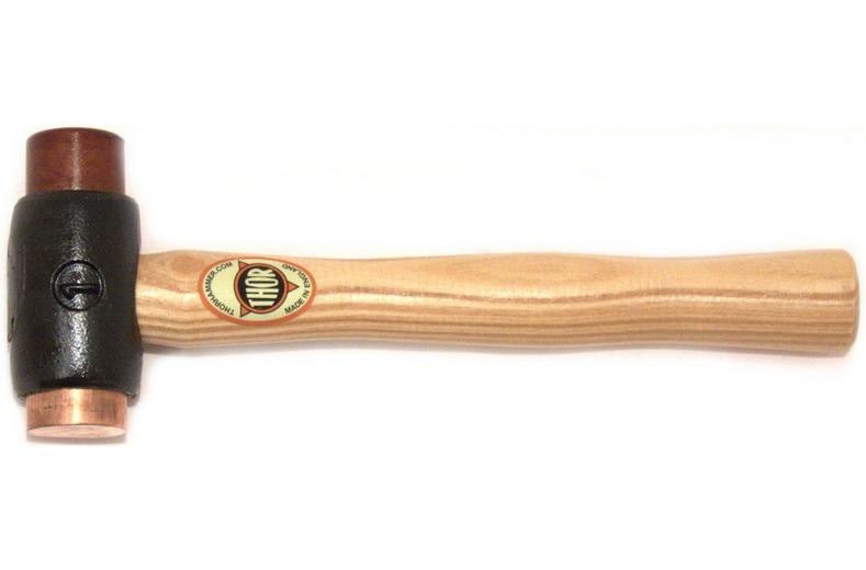 Thor Size 1 Copper Hide Hammer 710gm Thor Size 1 Copper Hide Hammer 710gm