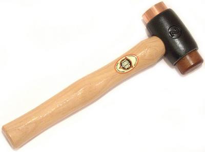 Thor Size 2 Copper Hide Hammer 1070gm Thor Size 2 Copper Hide Hammer 1070gm