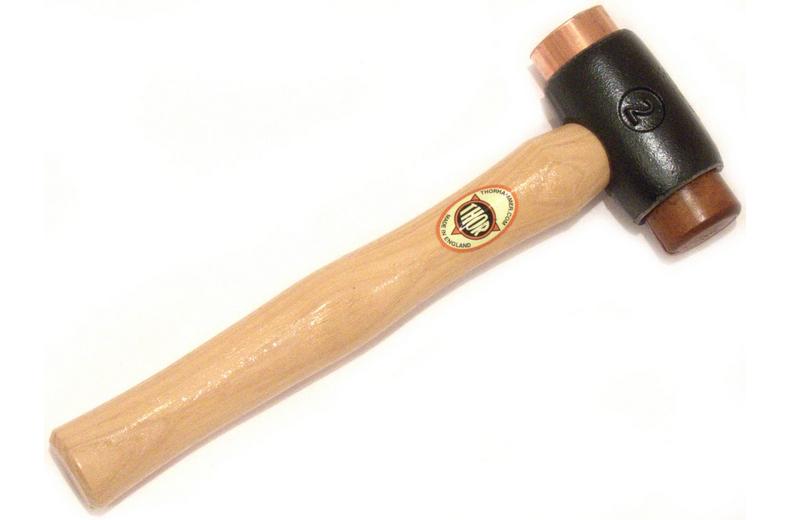 Thor Size 2 Copper Hide Hammer 1070gm Thor Size 2 Copper Hide Hammer 1070gm