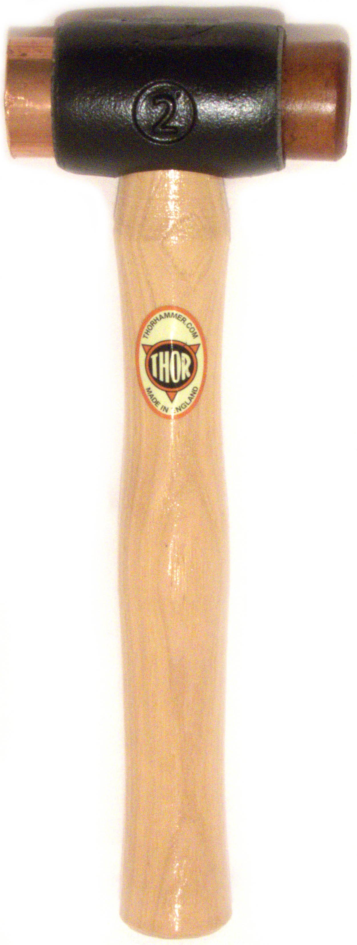 Thor Size 2 Copper Hide Hammer 1070gm