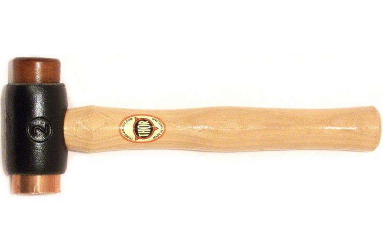 Thor Size 2 Copper Hide Hammer 1070gm Thor Size 2 Copper Hide Hammer 1070gm