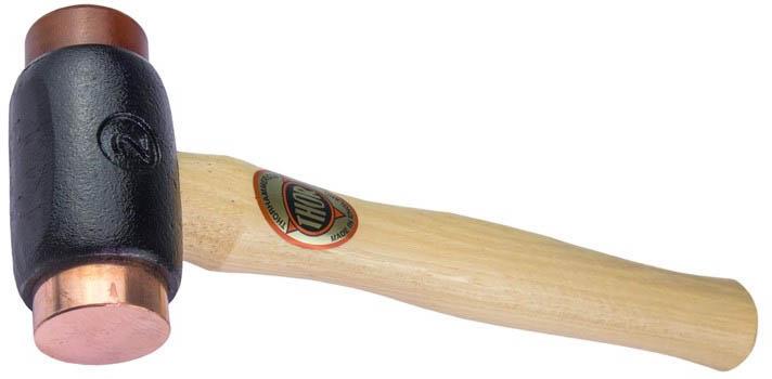 Thor Size 2 Copper Hide Hammer 1070gm