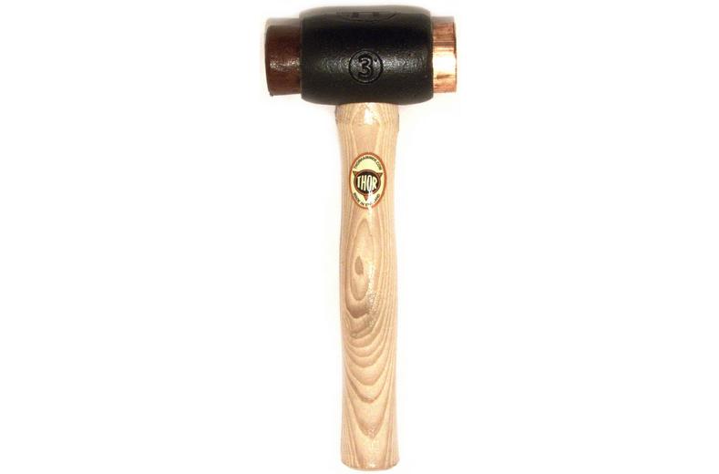 Thor Size 3 Copper Hide Hammer 1600gm Thor Size 3 Copper Hide Hammer 1600gm