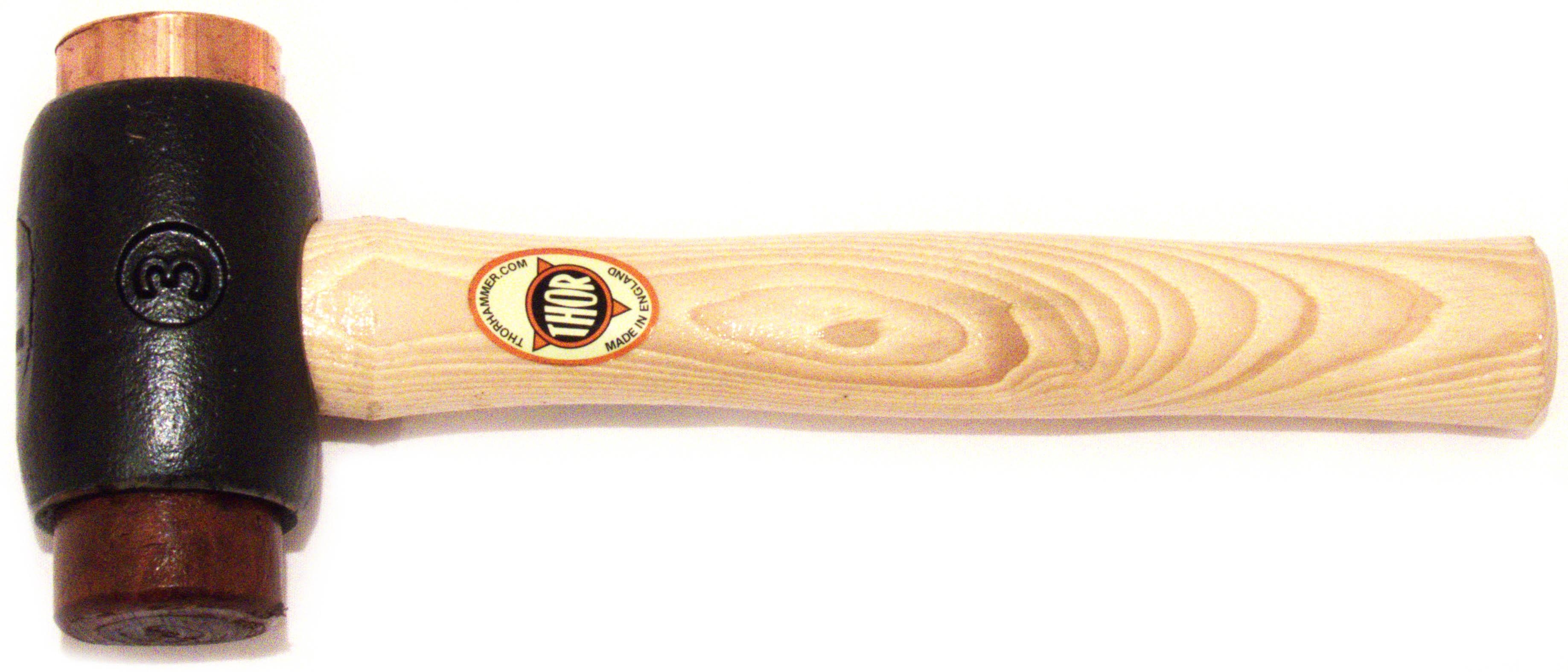 Thor Size 3 Copper Hide Hammer 1600gm