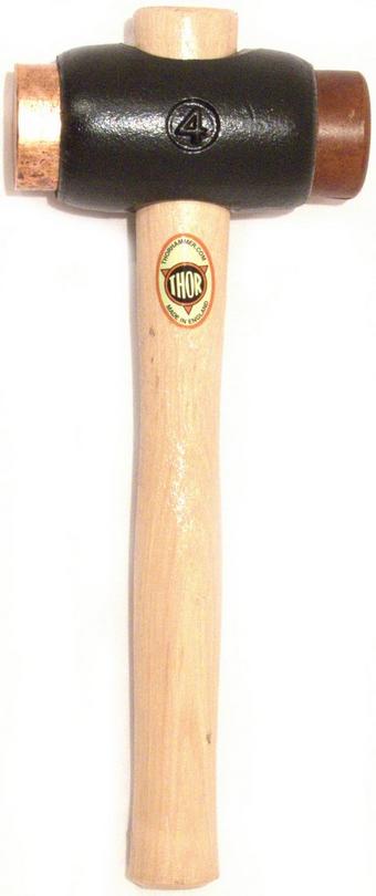 Thor Size 4 Copper Hide Hammer 2380gm