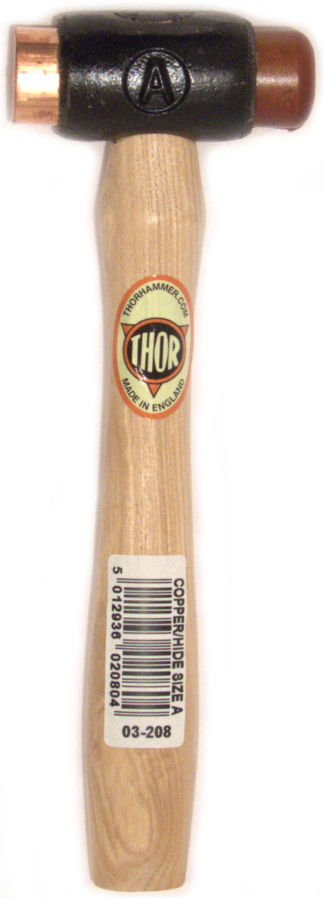 Thor Size 4 Copper Hide Hammer 2380gm