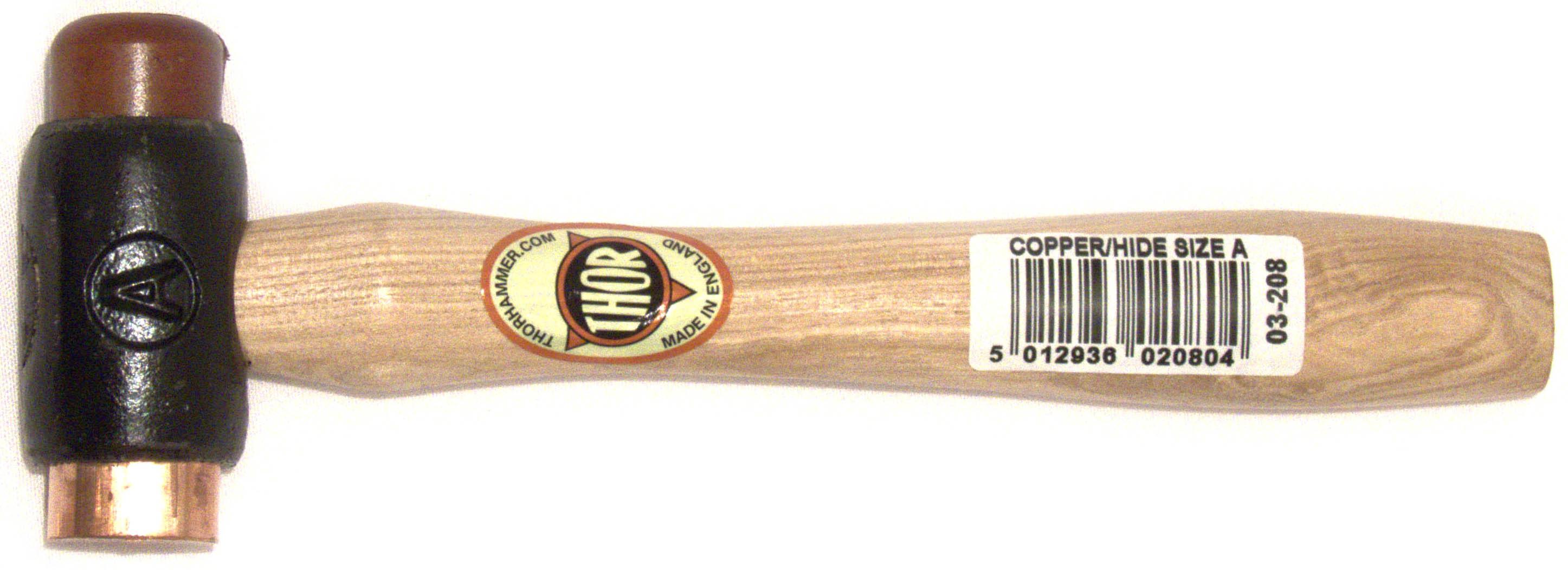Thor Size 4 Copper Hide Hammer 2380gm