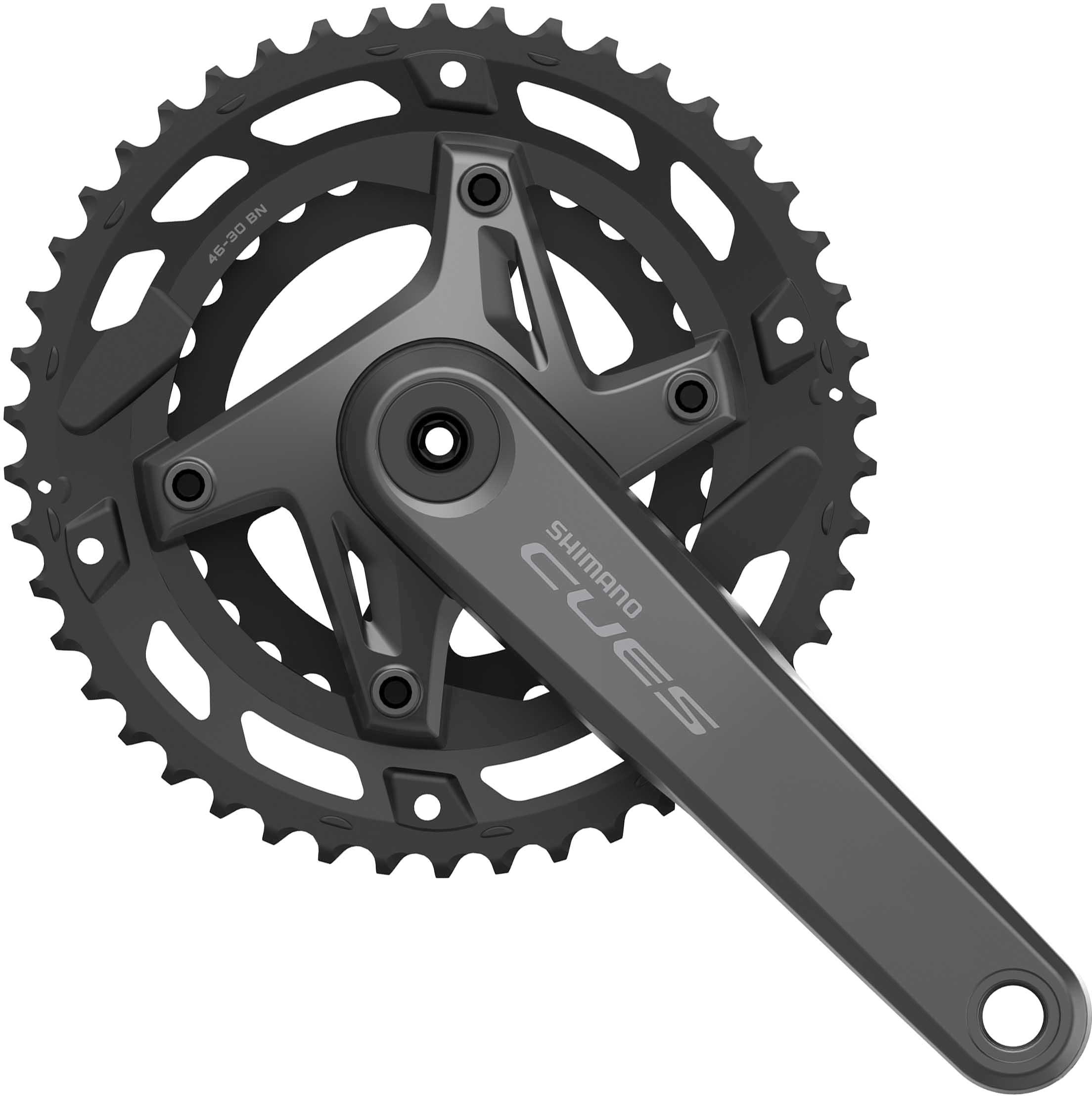 Shimano Cues FC-U6000-2 Chainset 46/30T 9/10 Speed, 170mm