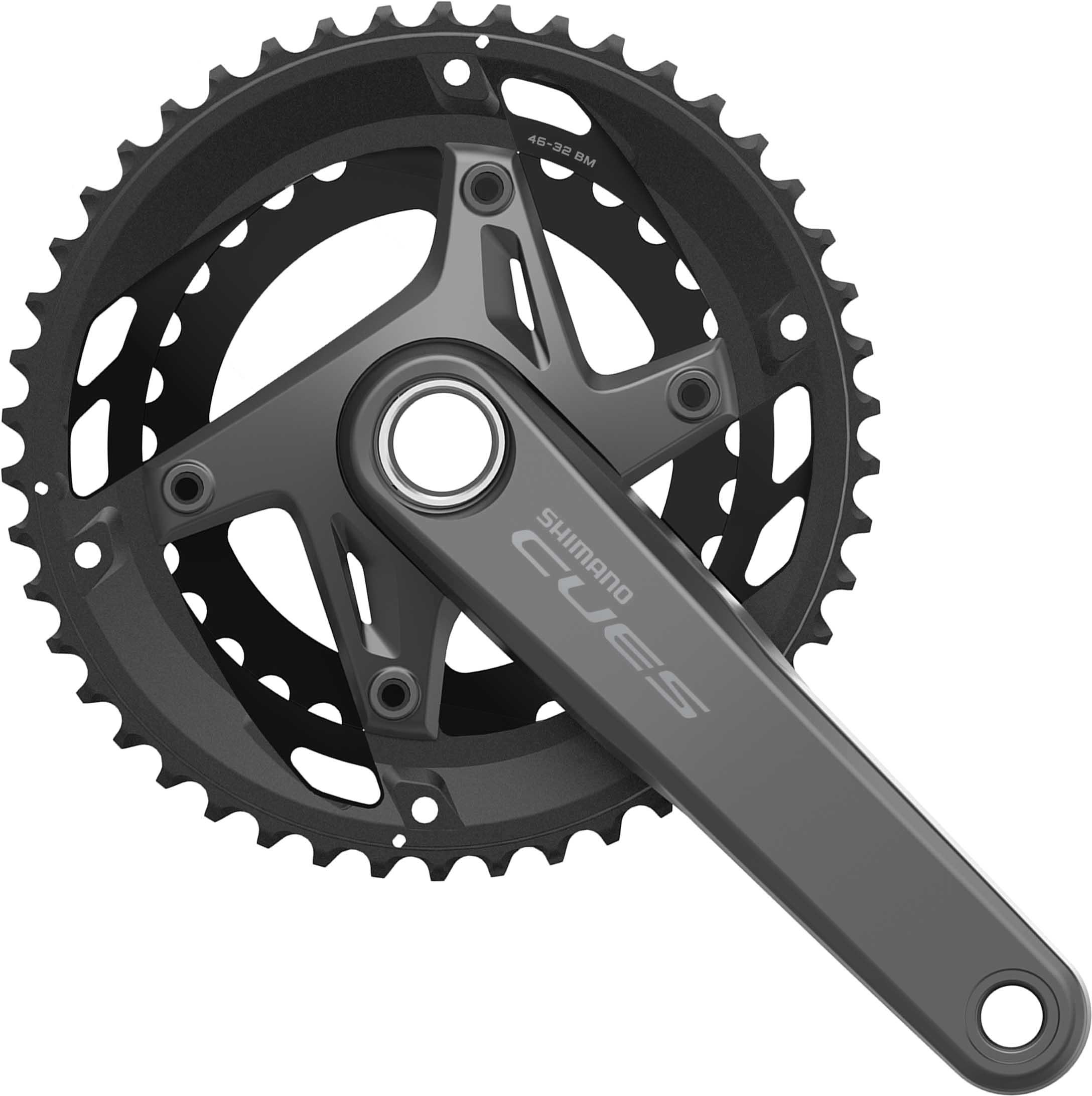 Shimano Cues FC-U6010-2 Chainset 46/32T 11 Speed | Halfords UK