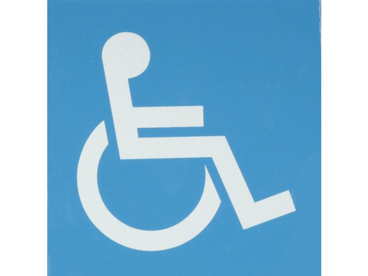 Halfords Disabled Sticker