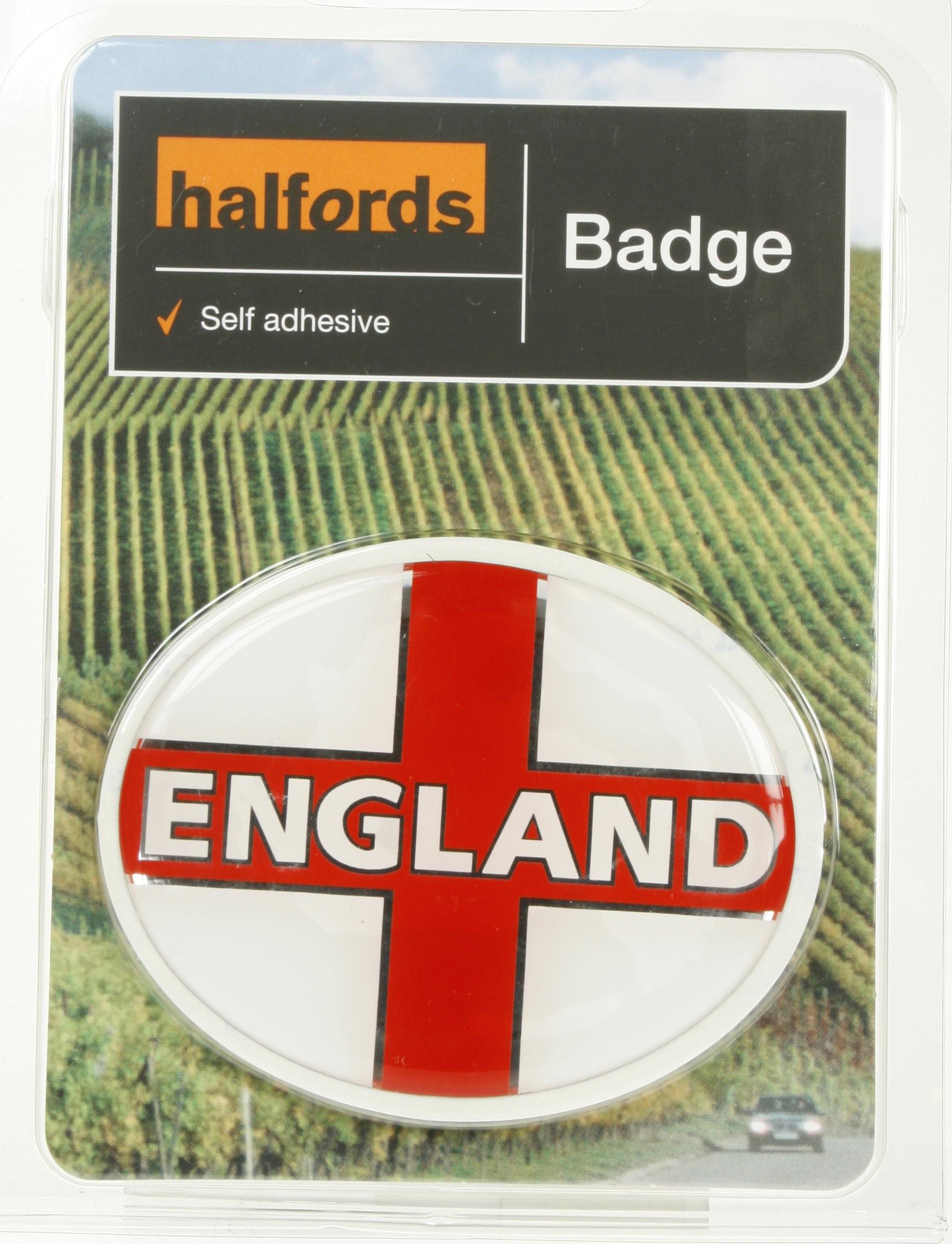 Halfords Deluxe England Badge