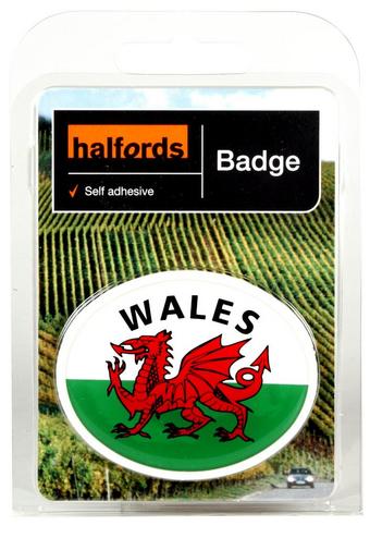 Halfords Deluxe Welsh Badge