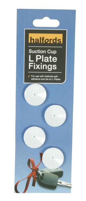 Halfords Suction Cup L Plate Fittings Halfords UK