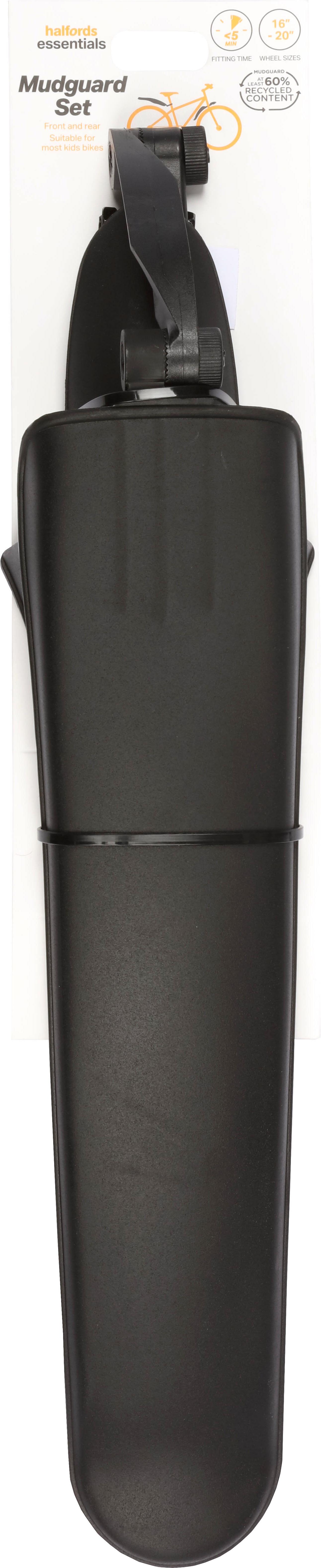 Halfords Essentials Kids Bike Mudguard Set