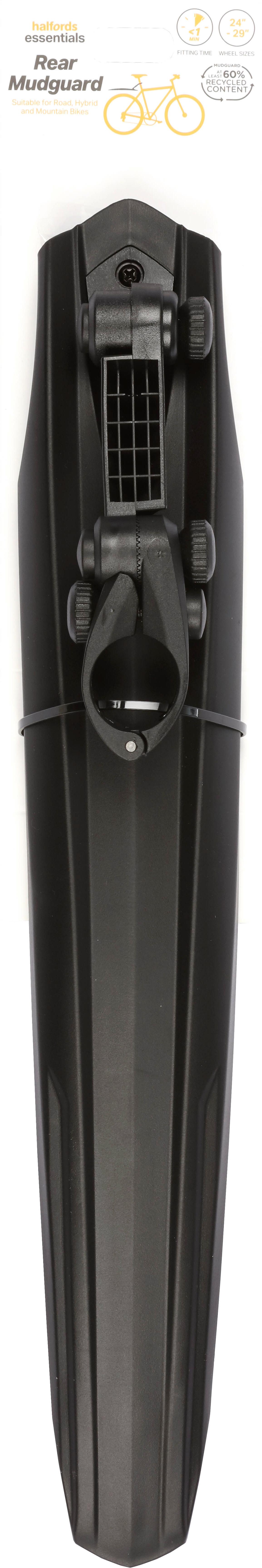 Halfords Essentials Rear MTB Bike Mudguard