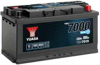 Yuasa YBX7019 12V 100Ah 850A EFB Start Stop Battery