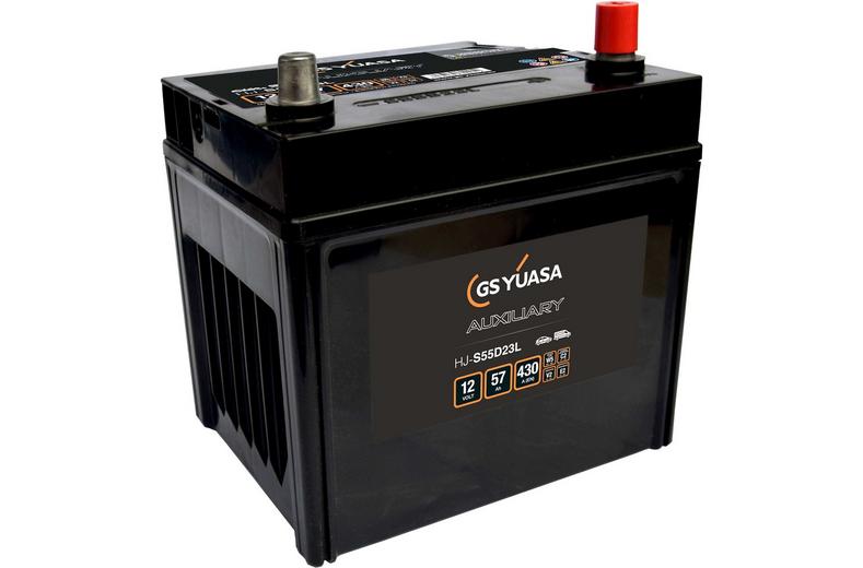 Yuasa HJ-S55D23L GS Auxiliary AGM Battery Yuasa HJ-S55D23L GS Auxiliary AGM Battery