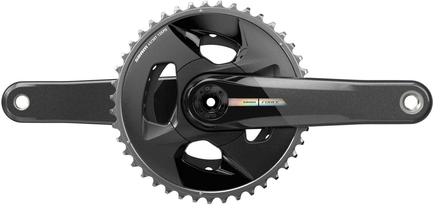 Halfords SRAM Sram Force D2 Dub Wide 2X12 Speed Crankset 43/30T, 175Mm Iridescent | Extra 8% off for BC Members