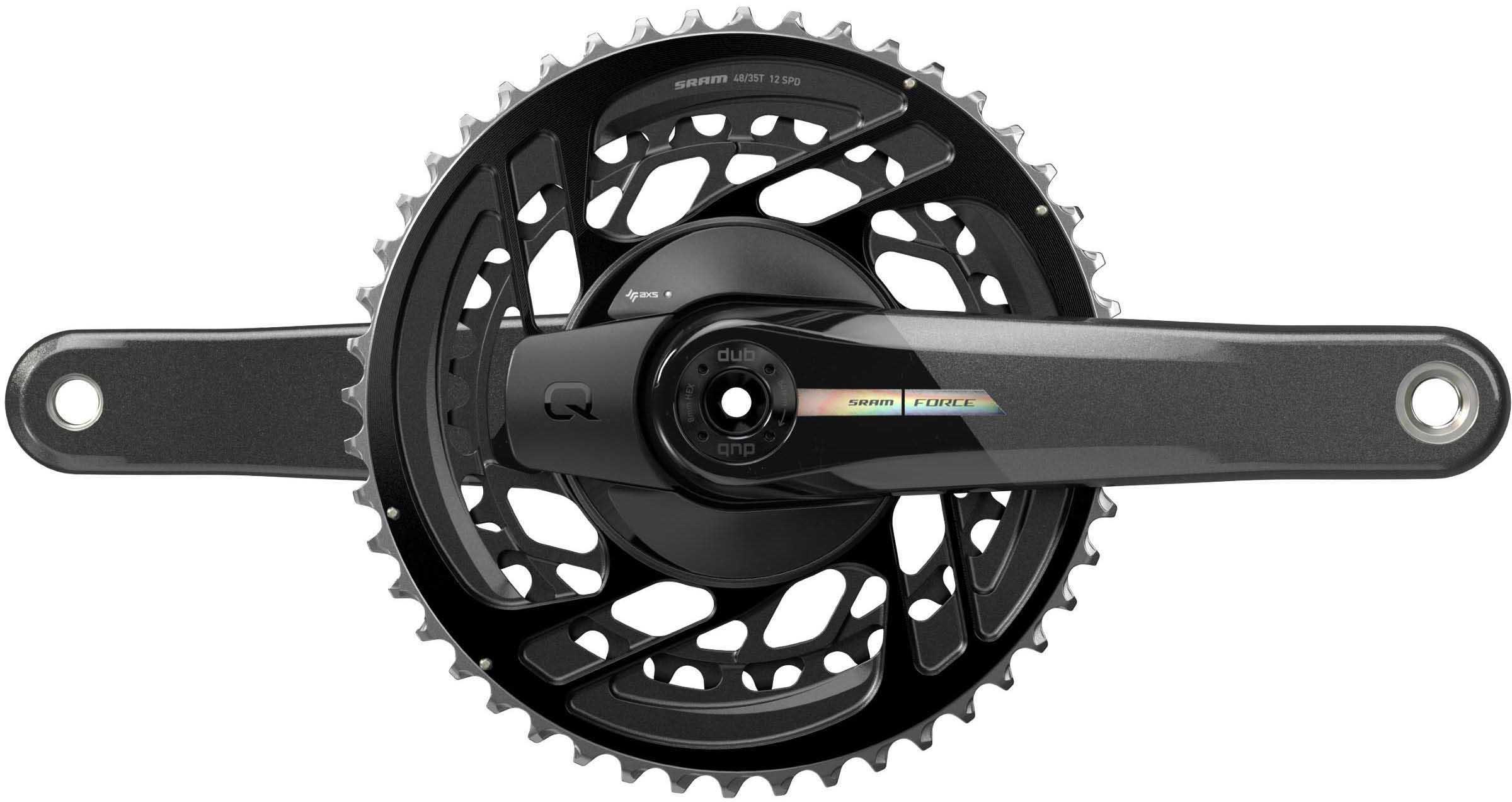 SRAM Force D2 Power Meter KIT Spider DM, Black, 46-33T