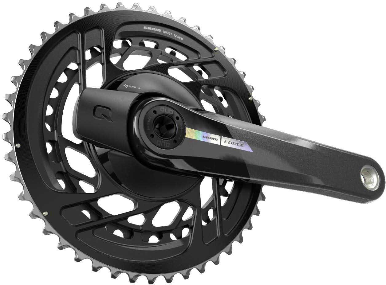 SRAM Force D2 Power Meter KIT Spider DM, Black, 46-33T