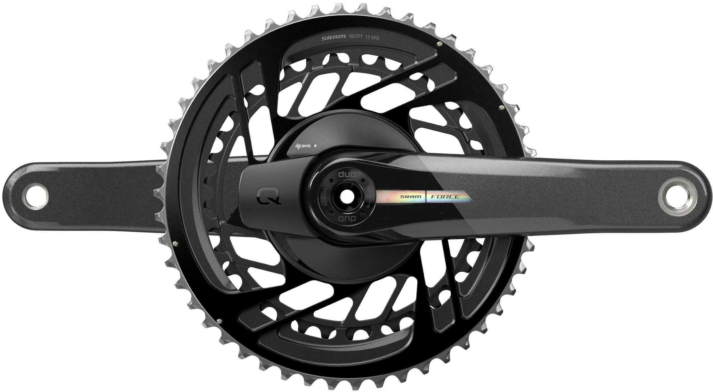 SRAM Force D2 Power Meter KIT Spider DM, Black, 46-33T