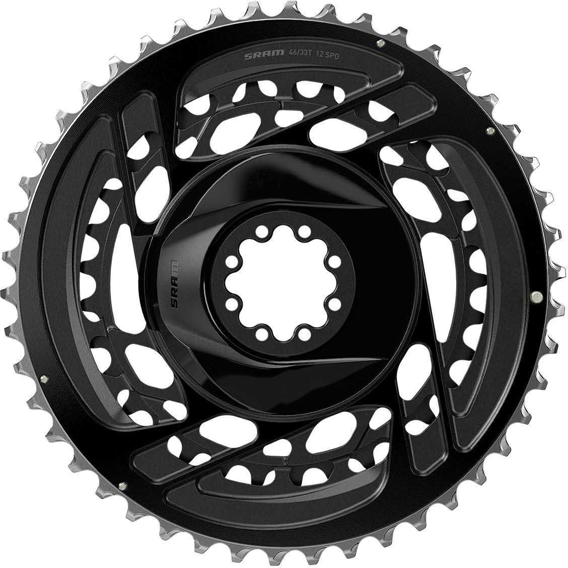Halfords Sram SRAM Force D2 Chain Ring Road DM Kit, Black, 48/35T | Extra 8% off for BC Members