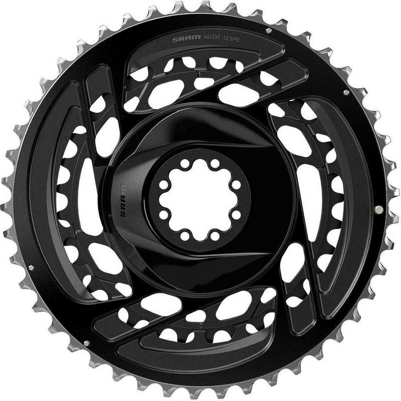 Halfords Sram Force D2 Chain Ring Road Dm Kit, Black, 48/35T | Extra 8% off for BC Members