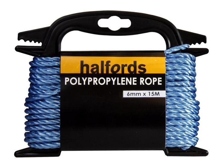 Halfords Polypropelene Rope 6mmx15m