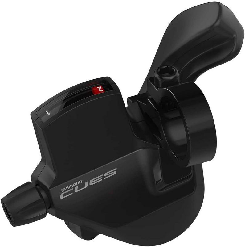Halfords Shimano Cues SL-U6000-L Shifter 2 Speed Left Hand, With Display | Extra 8% off for BC Members