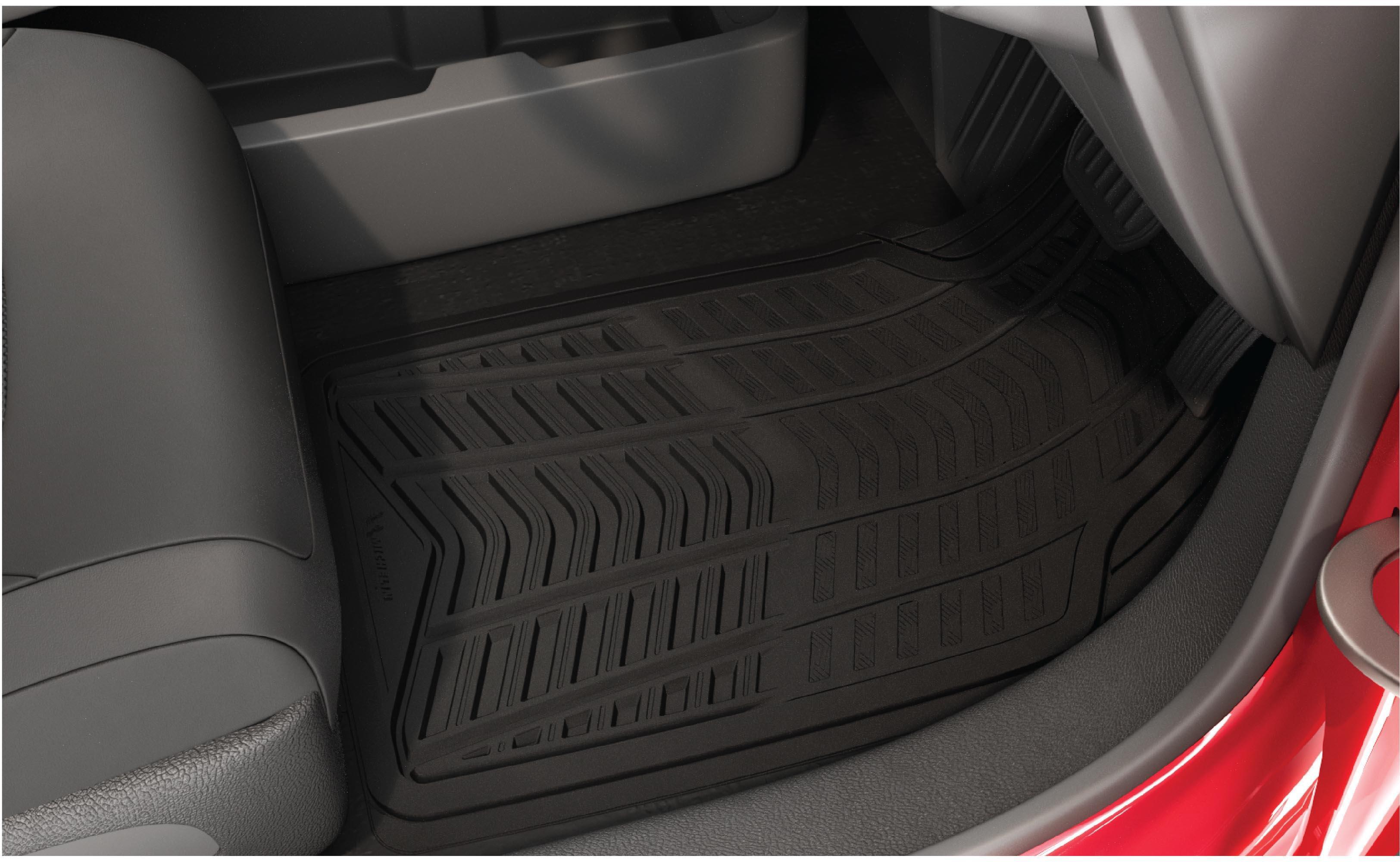 MICHELIN 3PC RUBBER CAR MAT SET