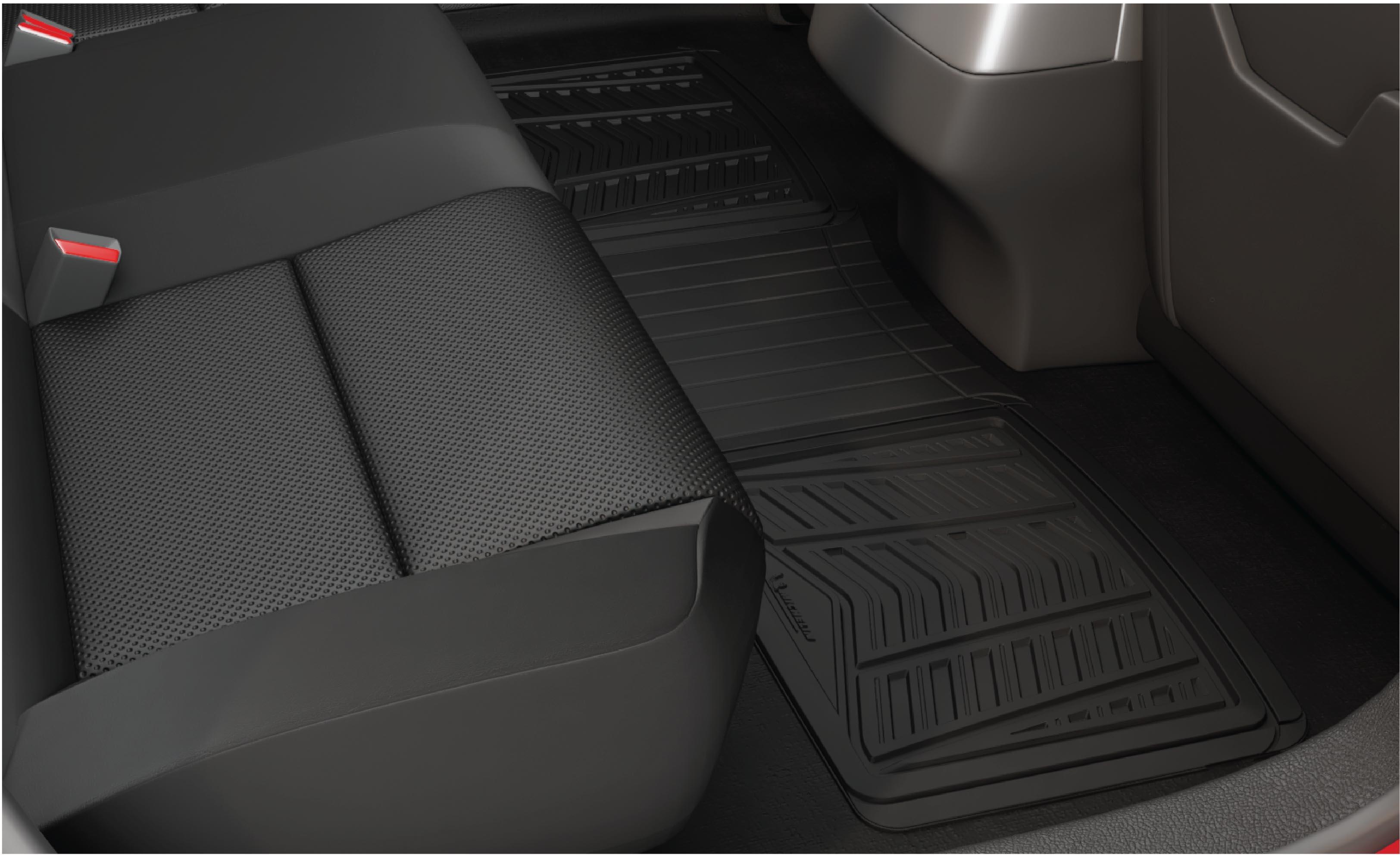 MICHELIN 3PC RUBBER CAR MAT SET
