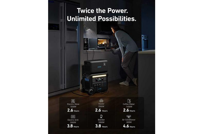 Anker 760 Portable Power Station Expansion Battery (2048Wh) Anker 760 Portable Power Station Expansion Battery (2048Wh)