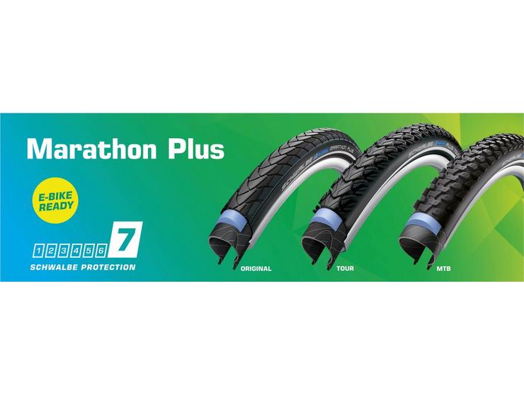 Schwalbe Marathon Plus MTB Tyre | Halfords UK Schwalbe Marathon Plus MTB Tyre | Halfords UK