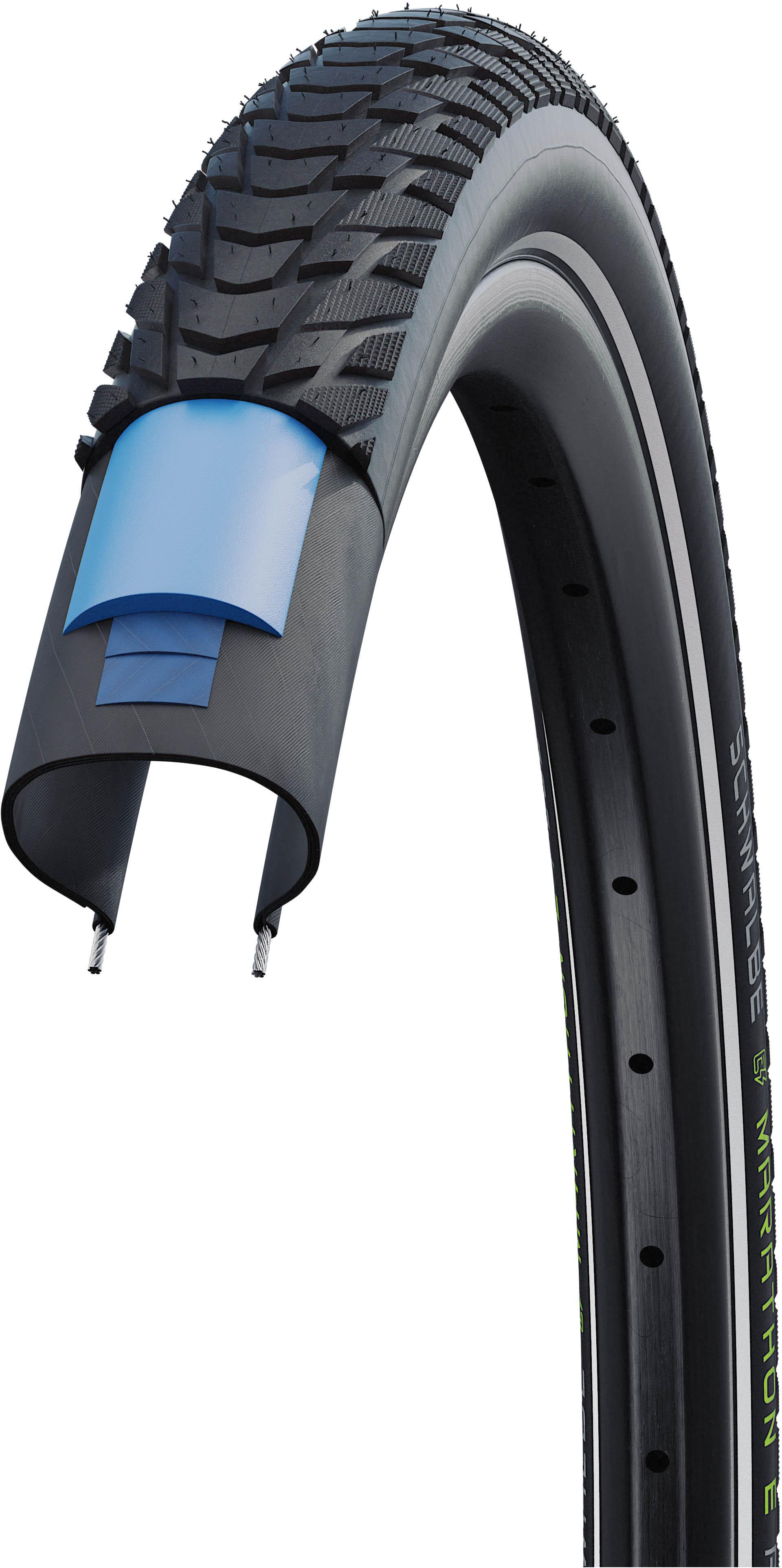 Schwalbe Marathon E-Plus Bike Tyre 700x38c | Halfords UK